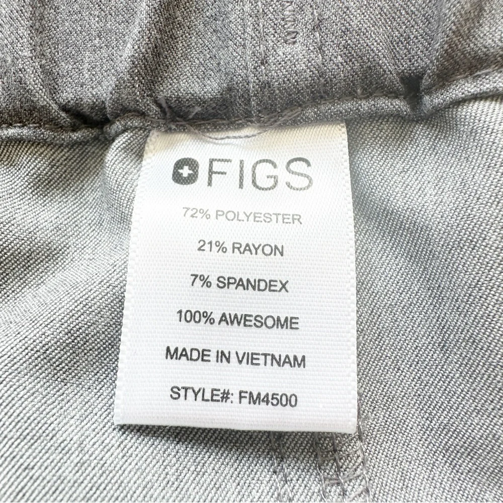Figs Pisco Basic Scrub Pants Graphite Men’s Medium Technical